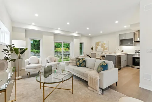 Bright open living room