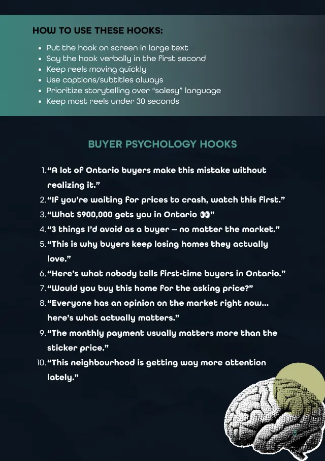 Buyer psychology hooks page